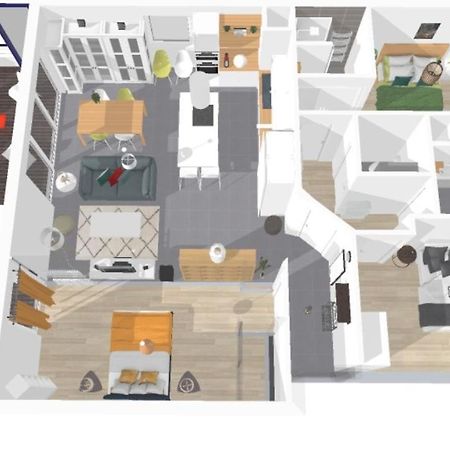 トゥールーズExpat Renting - Le Mosaique - Patte D'Oie - Parkingアパートメント エクステリア 写真